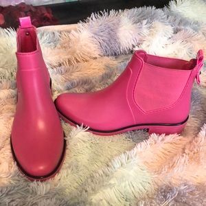 Kate spade rain ankle boots